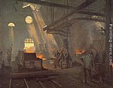 Fernand-Anne Piestre Cormon A Forge painting
